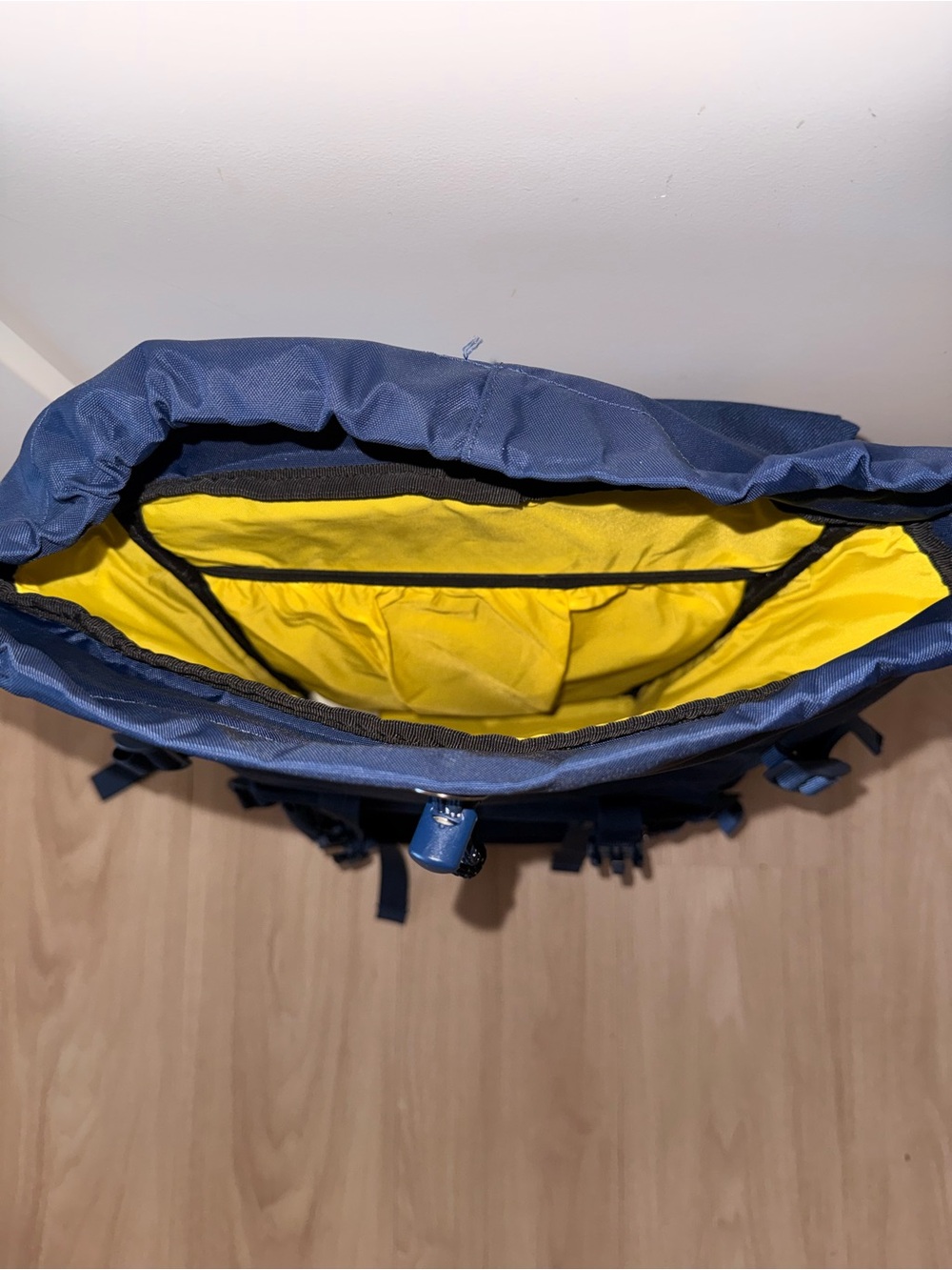 Topo Designs Navy Roll-Top Backpack - Picture 6 of 9